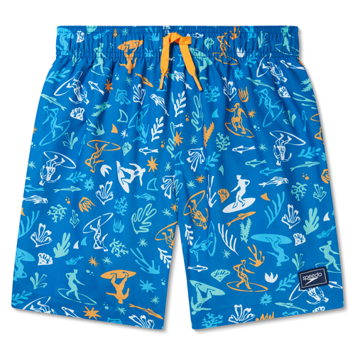 Speedo Printed Redondo Volley 15" Boardshorts for Boys